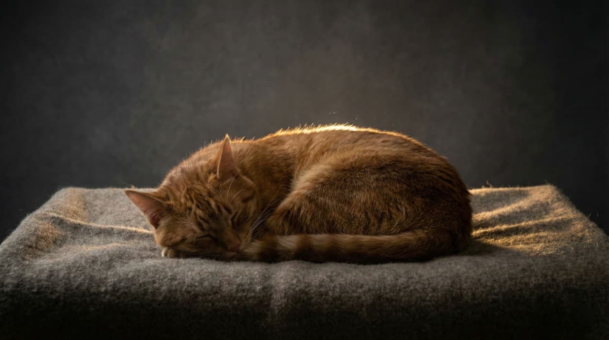 Why Your Cat Sleeps Like That (It's Not Just Comfort)